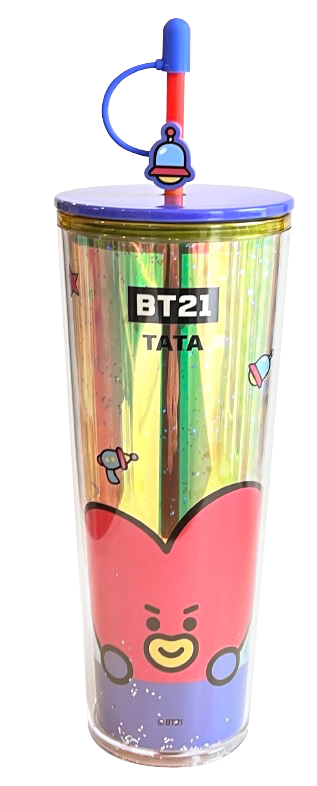 BT21 - Copo com Palhinha (800mL) - TATA