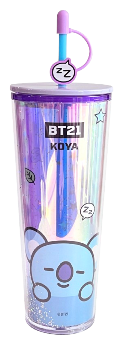 BT21- Copo com Palhinha (800mL)- KOYA