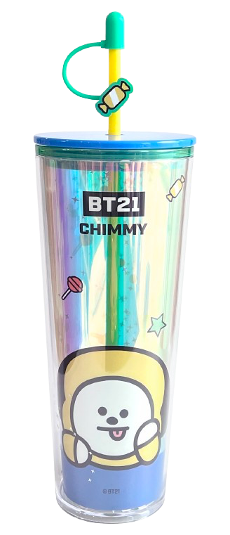 BT21 - Copo com Palhinha (800mL) - CHIMMY