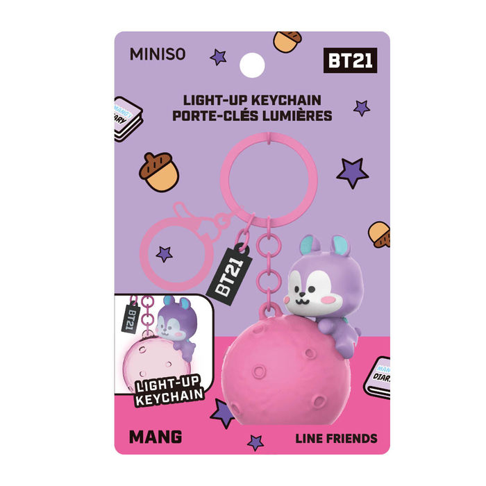 BT21 - Porta-Chaves com Luz - MANG