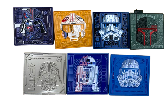 Emblema de Metal de Placa de Circuito de Star Wars (Blind Box)