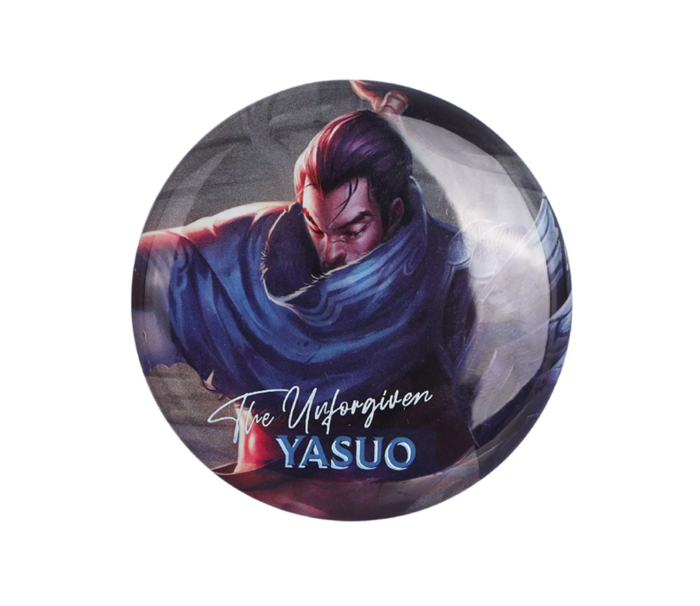 Crachá Holográfico de Personagem de League of Legends (Yasuo)