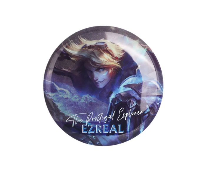 Crachá Holográfico de Personagem de League of Legends (Ezreal)