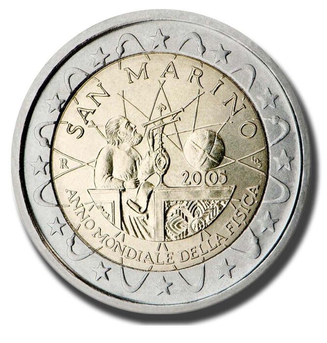 2 Euro - World Year of Physics 2005