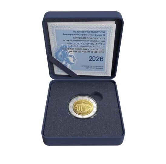 2 Euros Grecia 2026 -  Academia de  ATHENS (Proof)
