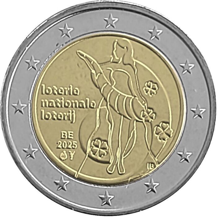 2 Euros - Lotaria Nacional Belgica - UNC