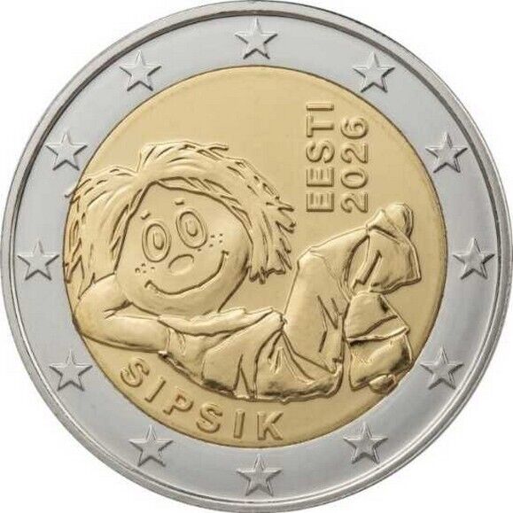 2 Euros - Estonia 2026 Sipsik