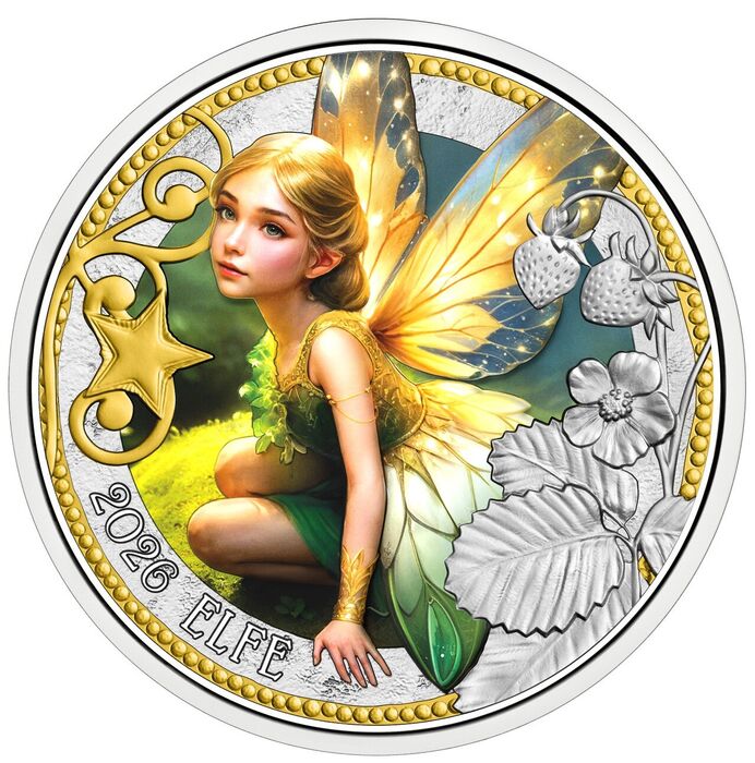 3 Euros - Creaturas Miticas 2026 "Elfo"