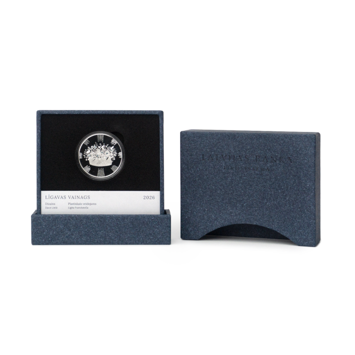 5 Euros Letonia - Coroa nupcial