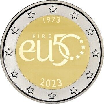 2 Euro - 50 Anos adesão ha união Europeia