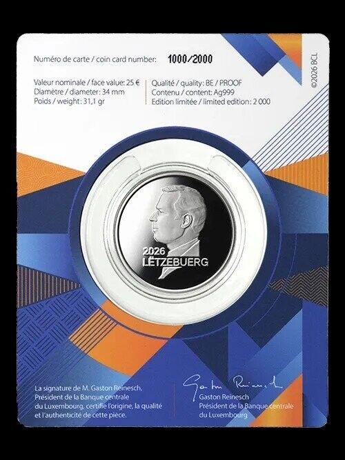 25 Euros - Ascenção ao trono 2026