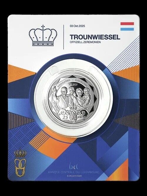 25 Euros - Ascenção ao trono 2026