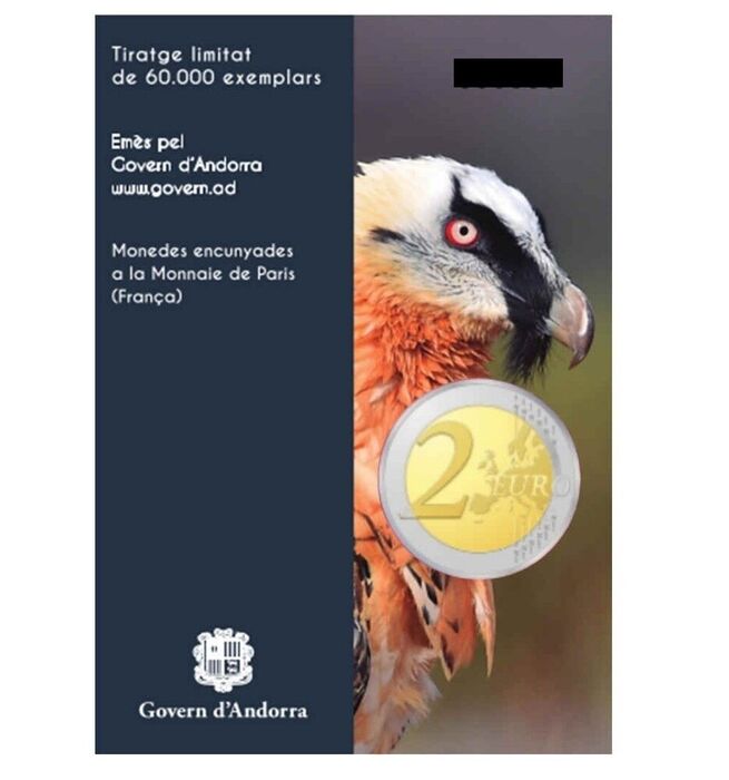 2 Euros - Andorra 2025 Abutre "Trencalòs" 