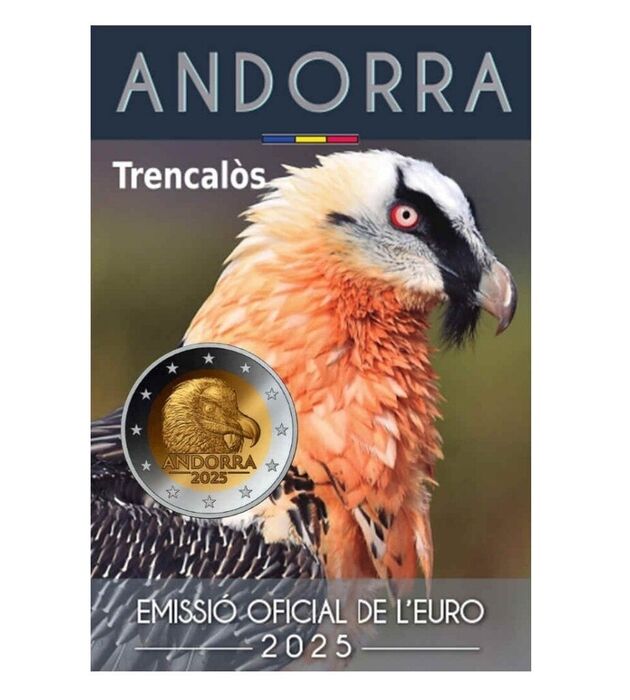 2 Euros - Andorra 2025 Abutre "Trencalòs" 
