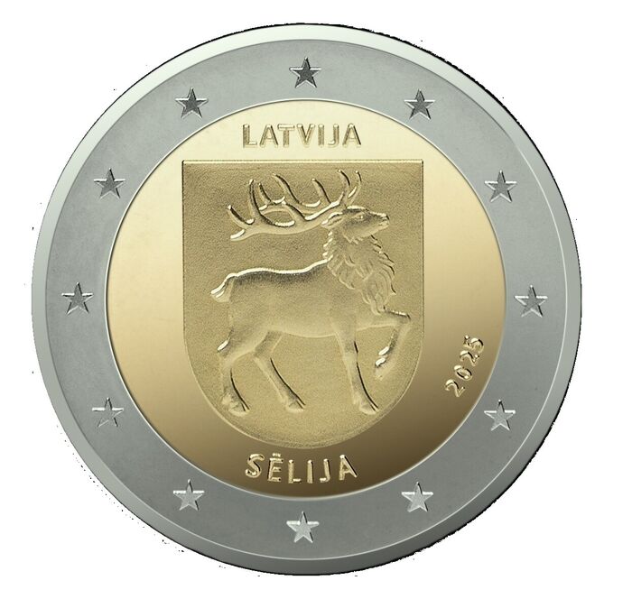 2 Euros Letonia 2025 -  Sélija