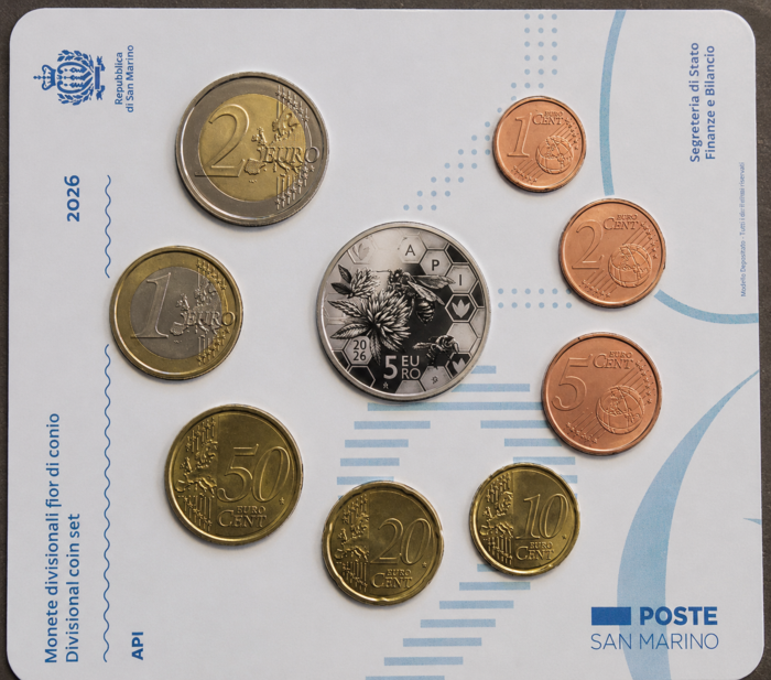 Serie San Marino 2026	- 9 Moedas