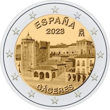 2 Euros- Espanha Cáceres 2023