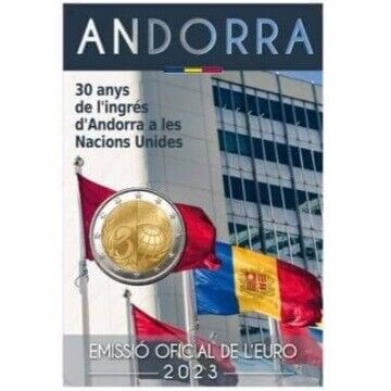 2 Euro - Andorra into the UN 2023