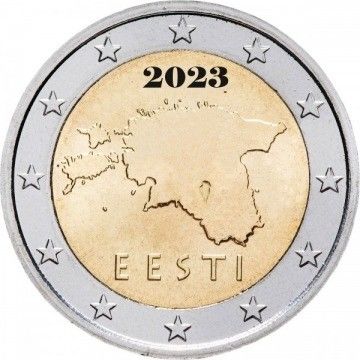 2 Euros Estonia 2023 - Face Nacional