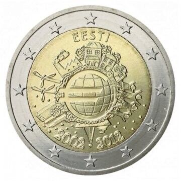 2 Euro - Estonia TYE 2012