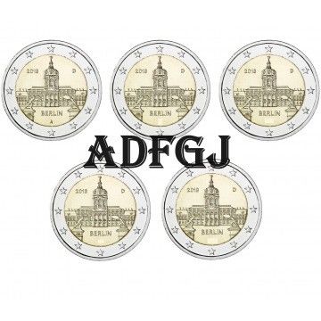 5 x 2 Euro Berlim 2018