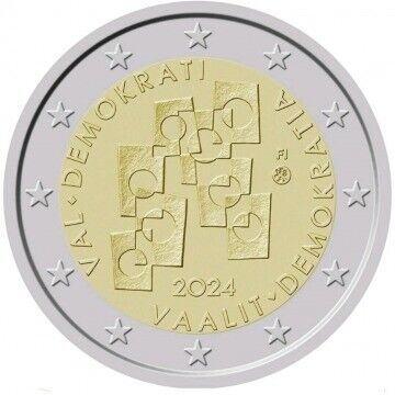 2 Euros Finlandia Democracia 2024