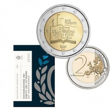 2 Euro San Marino 2024 - Declaration of Citizens Rights