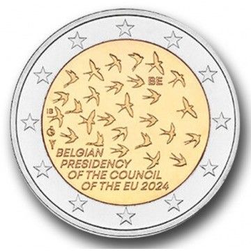 2  Euros - Presidencia da UE UNC 2024
