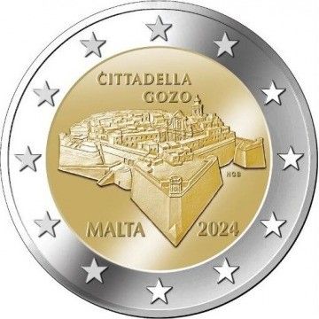 2 Euros Malta 2024 cittadella de gozo - UNC
