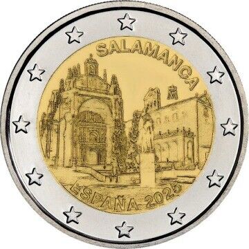 2 Euros Espanha SALAMANCA 2025