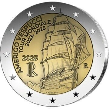 2 euro -  Amerigo Vespucci 2025