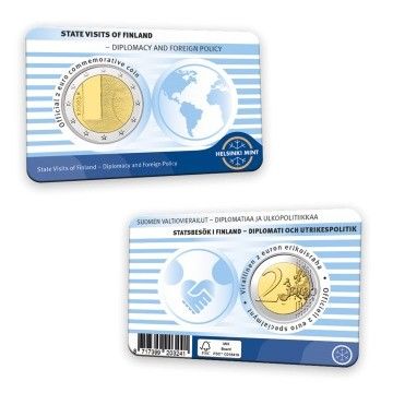2 Euros - Visits of Finland 2025 - Coincard FR)