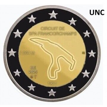 2 Euros 2025 Spa Francorchamps UNC