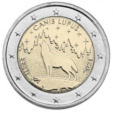 2 Euro - Estónia The Wolf 2021