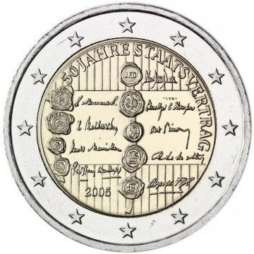 2 Euro - Austrian State Treaty 2005