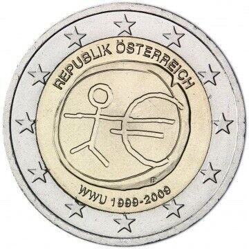2 Euro - Áustria UEM 2009