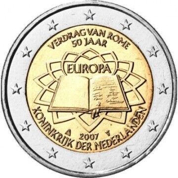 2 Euro - Nederland Treaty of Rome  2007