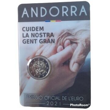 2 Euro - Cuidar de Nostra Gent - Coincard 2021