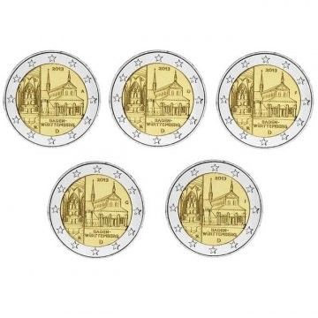 2 Euro - Maulbronn Monastery 2013 - Letra ADFGJ