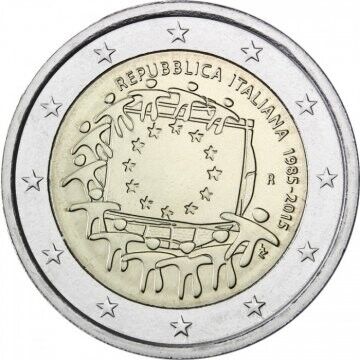 2 Euro - Itália FLAG  2015