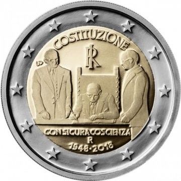 2 Euro - Italian Constitution 2018