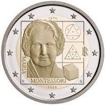 2 Euro - Maria Montessori 2020