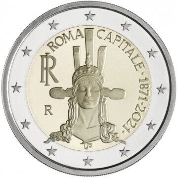 2 Euro - Rome Capital of Italy 2021
