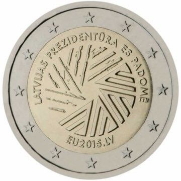 2 Euro - Présidence lettone 2015