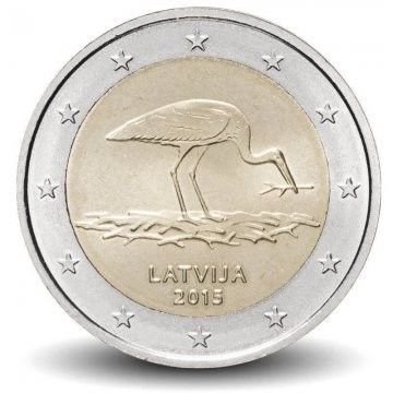 2 Euro -La cigogne noire 2015