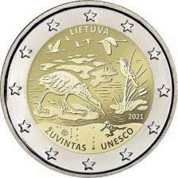 2 Euro - Lituânia  Biosphere Reserve 2021