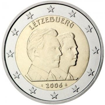 2 Euro - Luxemburgo Grand-Duke Guillaume 2006