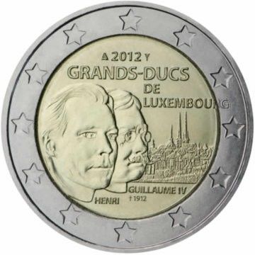 2 Euro - Luxemburgo Henri and Guillaume IV 2012