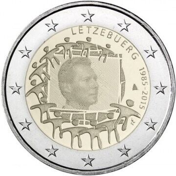 2 Euro - Luxemburgo FLAG 2015