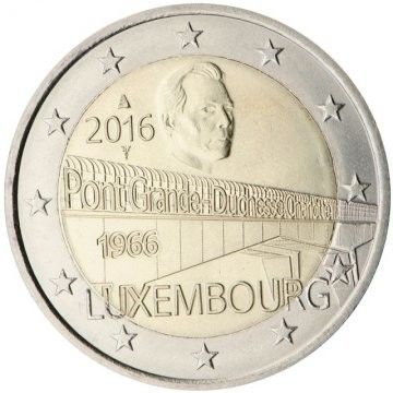 2 Euro - Luxemburgo Bridge 2016